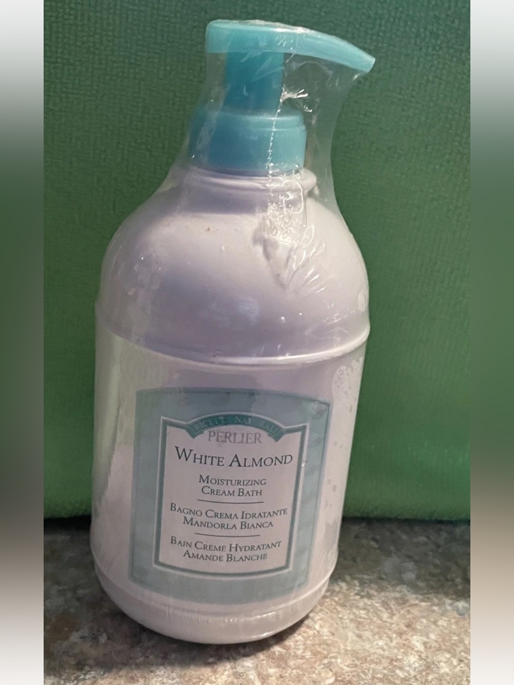 Perlier White Almond Moisturizing Cream Bath 16.9 oz Discontinued SEALED! NOS.